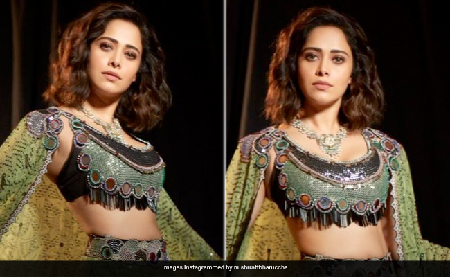 Nushrratt Bharuccha's Fusion Style Is Right Up Our Festive Alley