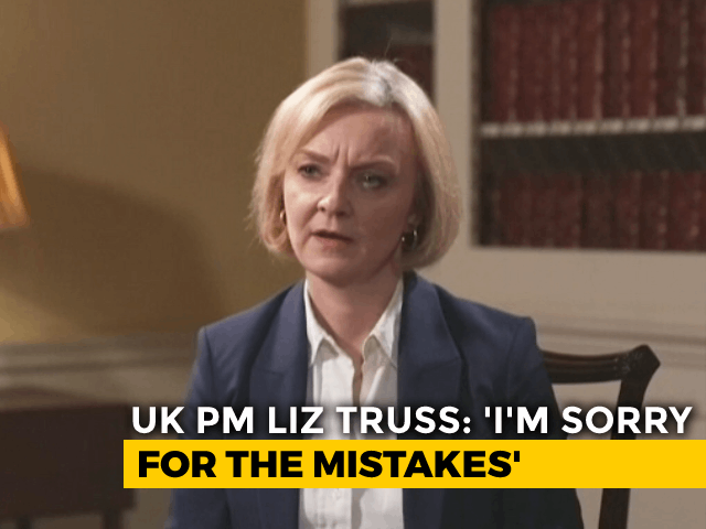 "Sorry For Mistakes...Went Too Far, Too Fast": Liz Truss On Tax Cut Fiasco