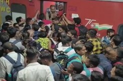 Big Chaos At Railway Stations, Bus Stands As Lakhs Travel For UP Exam Big Chaos At Railway Stations, Bus Stands As Lakhs Travel For UP Exam