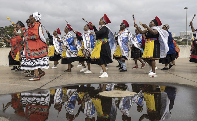 Crowds Gather In South Africa For Zulu's New King Coronation