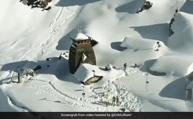 Watch: Aerial View Of "World's Highest Located" Shiva Temple Leaves Internet Mesmerised