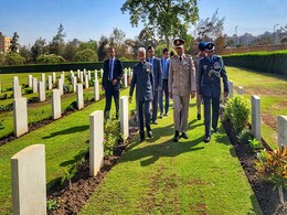 S Jaishankar Honours Indian Soliders Who Died In World War 1 In Egypt S Jaishankar Honours Indian Soliders Who Died In World War 1 In Egypt