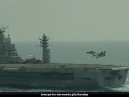 Video: INS Vikramaditya Shows How Fighter Pilots Learn To Land On Carrier Video: INS Vikramaditya Shows How Fighter Pilots Learn To Land On Carrier