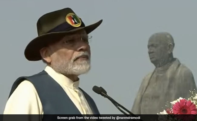 PM Modi Pays Tributes To Sardar Patel, Says "Enemies" Targeting India's Unity