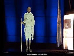 'Mahatma Gandhi' Makes Special Appearance At UN With Message On Education 'Mahatma Gandhi' Makes Special Appearance At UN With Message On Education