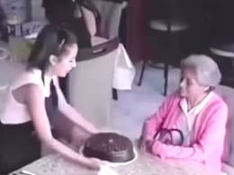 Viral: Old Lady Cuts Cake Alone On Birthday, What Happens Next Will Make Your Day Viral: Old Lady Cuts Cake Alone On Birthday, What Happens Next Will Make Your Day