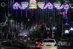 Gandhi Look-Alike As Mahisasur At Kolkata's Durga Puja Pandal Sparks Row Gandhi Look-Alike As Mahisasur At Kolkata's Durga Puja Pandal Sparks Row