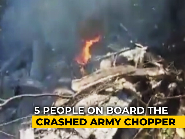 Army's Advanced Light Helicopter Crashes In Arunachal, 4 Killed