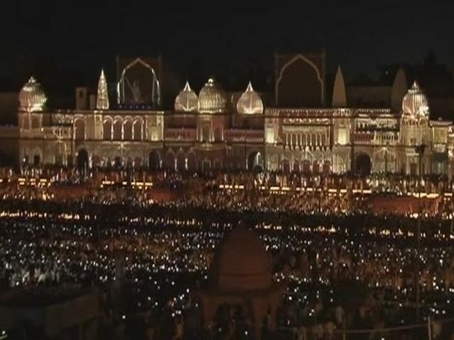 Record 15 Lakh Diyas Lit At Ayodhya During Deepotsav Celebrations