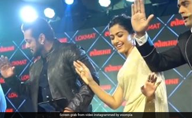 पुष्पा की श्रीवल्ली ने सलमान खान को नाचने पर किया मजबूर, 'सामी सामी' पर रश्मिका संग दिखा भाईजान का स्वैग