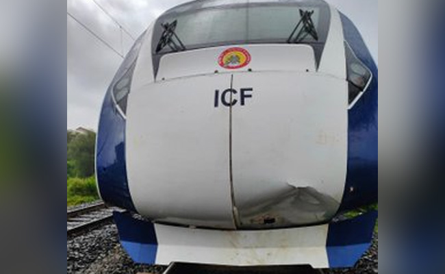 Mumbai-Bound Vande Bharat Train Hits Cattle, 4th Such Incident Since Inauguration
