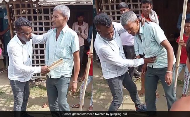 शख्स ने अनोखे तरीके से किया गैस का इलाज, हैरान होकर देखते रहे लोग, बोले- कहीं पीछे से किडनी न निकल जाए