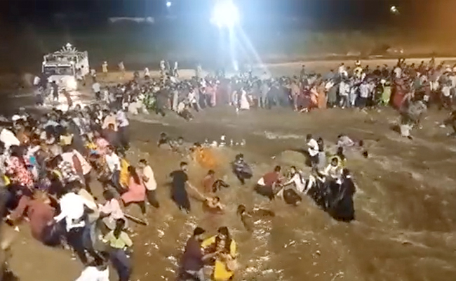 Video: Flash Flood Hits During Bengal Idol Immersion, 8 Dead, Many Missing