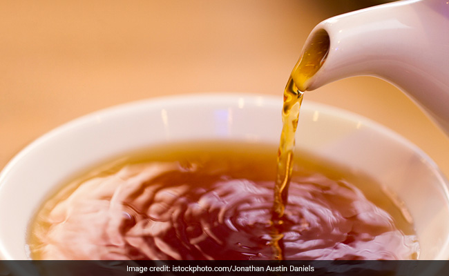 Oolong tea contains L-theanine, an amino acid that has calming effects on the brain
