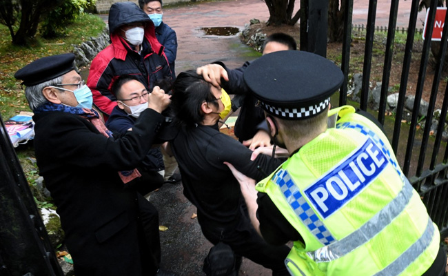 Attack On Protester At China Consulate "Deeply Concerning": UK