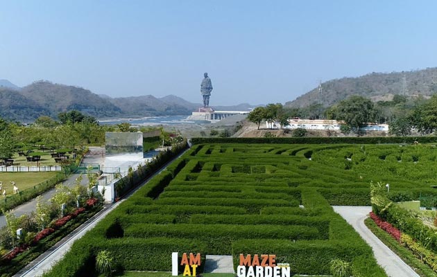 5 Pics Of The New Maze Garden, Forest At Statue Of Unity