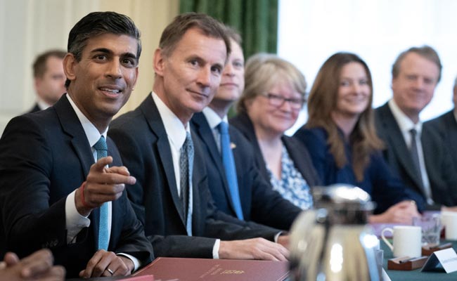 UK PM Rishi Sunak Holds His First Cabinet Meeting With New Team