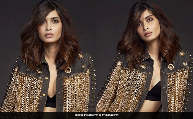 We're Chained To Our Screens And That's All Because Of Diana Penty's 10 Kg Chain Jacket