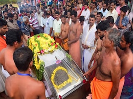 Year After 'Vegetarian' Crocodile's Death, Another One Appears At Kerala Temple Year After 'Vegetarian' Crocodile's Death, Another One Appears At Kerala Temple