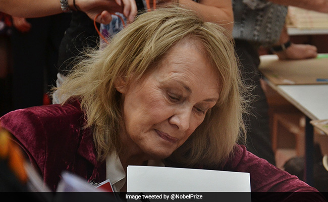 French Nobel Laureate Annie Ernaux Pays Tribute To Albert Camus