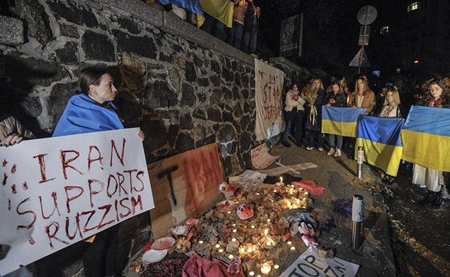 "Won't Hesitate To Use Sanctions": US Over Iran Drones After Kyiv Strikes
