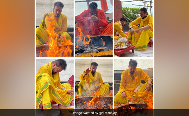Navratri 2022: Inside Sanjay Dutt's <i>Havan</i> At Home In Mumbai