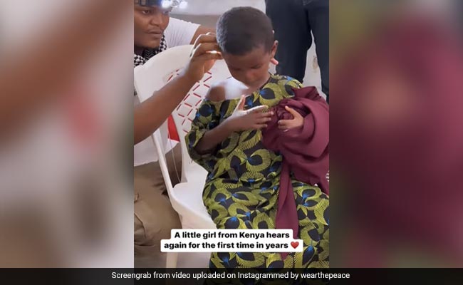 Viral Video: Hearing Impaired Kenyan Girl Hears For The First Time