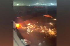 Watch: IndiGo Plane's Engine Catches Fire Moments Before Take-Off In Delhi Watch: IndiGo Plane's Engine Catches Fire Moments Before Take-Off In Delhi