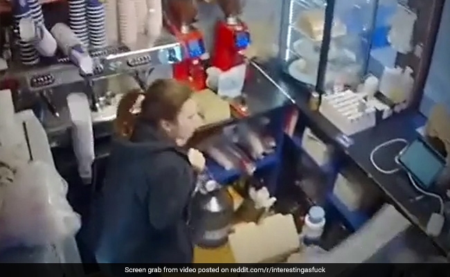 Viral Video Shows Impact Of Missile Strike Metres Away From Ukraine Coffee Shop