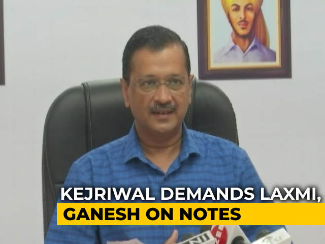 Need Lakshmi, Ganesh Photos On Currency, Says Arvind Kejriwal, BJP Says "U-Turn"