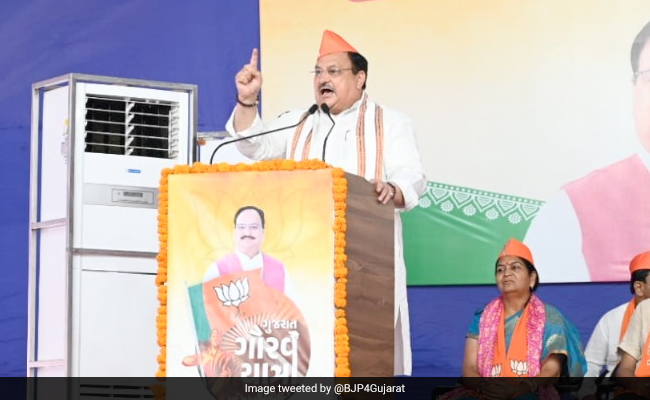 "<i>Atkaya, Bhatkaya, Latkaya</i>...": BJP Chief Attacks Congress In Gujarat