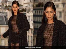 In A Sheer Bodysuit And Monogrammed Jacket, "The Valentino Girl" Zendaya Has All Eyes On Her In A Sheer Bodysuit And Monogrammed Jacket, "The Valentino Girl" Zendaya Has All Eyes On Her