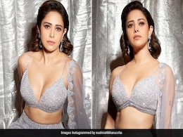 Even The Stars Couldn't Compete With Nushrratt Bharuccha In A Sparkling Silver <i>Lehenga</i> Even The Stars Couldn't Compete With Nushrratt Bharuccha In A Sparkling Silver <i>Lehenga</i>
