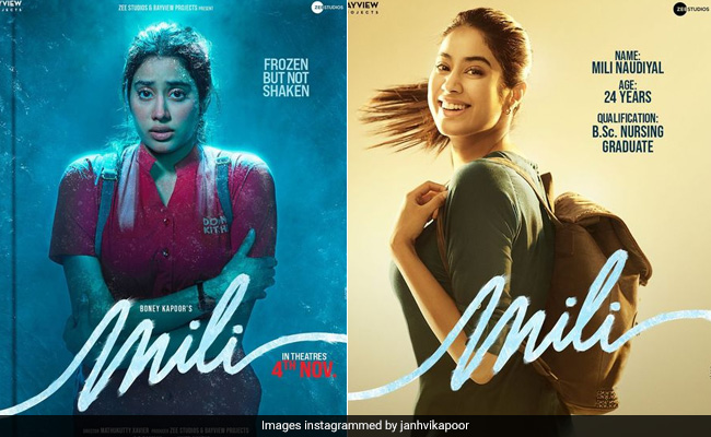 First Look: Janhvi Kapoor As Mili - What A Difference An Hour Makes To Her Life