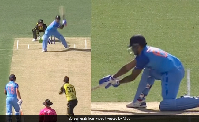 भारत के 'डिविलियर्स' ने फिर से अजीबोगरीब शॉट खेल काटा बवाल, गेंदबाजों का ऐसे किया बुरा हाल, देखें Video