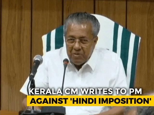 Promoting Hindi Over Others Will...: Kerala Chief Minister Writes To PM