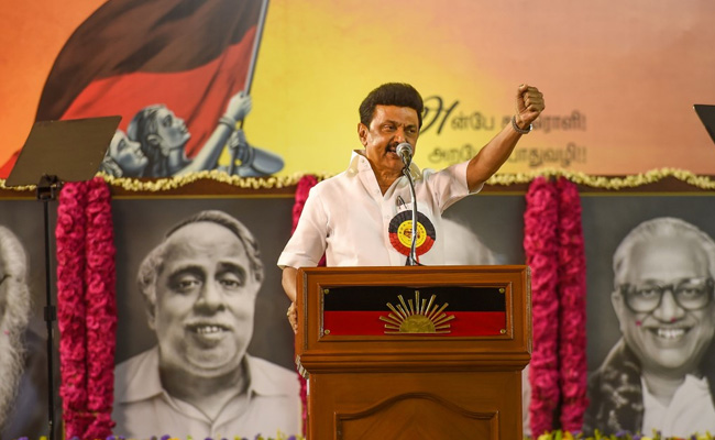 MK Stalin's Party To Launch Protest Against Centre's "Hindi Imposition"