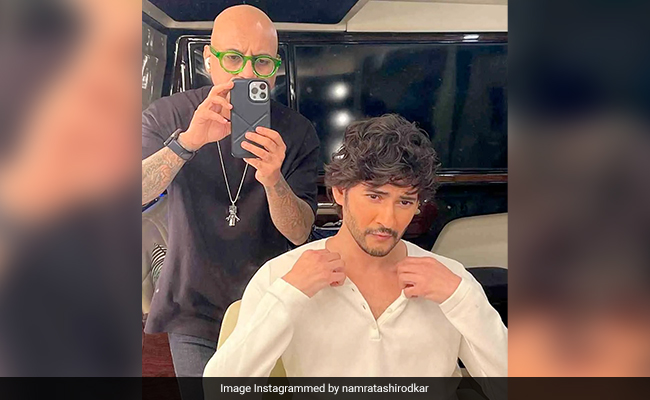 Namrata Shirodkar Shared The New Look Of Her "Superstar" Husband Mahesh Babu. See Pic