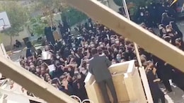 Video: "Get Lost," Chant Iran Schoolgirls At Paramilitary Speaker