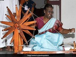 President Visits Sabarmati Ashram, Pays Tribute To Mahatma Gandhi President Visits Sabarmati Ashram, Pays Tribute To Mahatma Gandhi