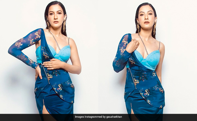 Gauahar Khan's Blue Dress Is The Only Monday Blues We Are Accepting Today