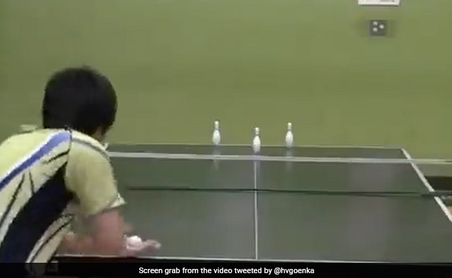 Watch: Man Knocks Bowling Pins With Table Tennis Balls, Harsh Goenka's Reaction Matches Ours!