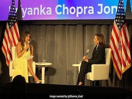 Priyanka Chopra Discusses Mansplaining, Abortion Laws With Kamala Harris At White House Priyanka Chopra Discusses Mansplaining, Abortion Laws With Kamala Harris At White House
