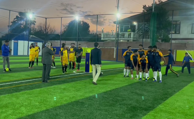 Kashmir School's Modern Football Field Promises Hope For Young Players