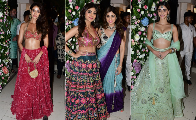 Diwali 2022: Ananya Panday, Disha Patani, Shilpa Shetty At Ekta Kapoor's Party