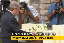 UN Chief Pays Tributes To 26/11 Victims At Taj Hotel In Mumbai UN Chief Pays Tributes To 26/11 Victims At Taj Hotel In Mumbai