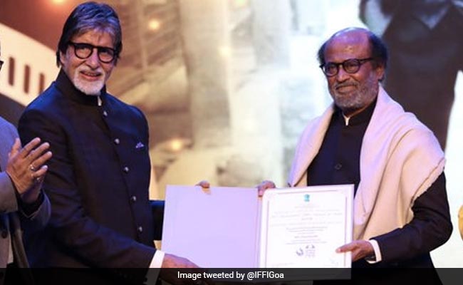 Rajinikanth Describes <i>Hum</i> Co-Star Amitabh Bachchan As "Sensation And Superhero"