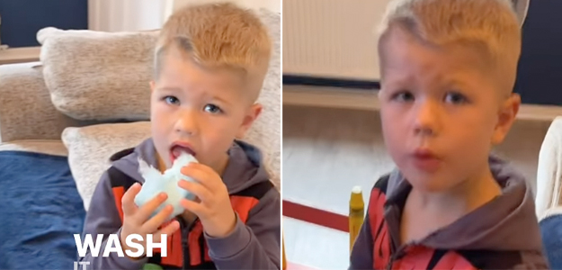 Viral Video: Woman Pranks Son By Making Him Wash Candy Floss Before Eating