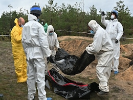 Dozens Of Civilian Bodies Exhumed From Recaptured Donetsk Towns: Ukraine Dozens Of Civilian Bodies Exhumed From Recaptured Donetsk Towns: Ukraine