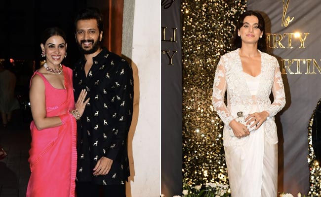 Diwali 2022: At Taapsee Pannu's Party, Genelia-Riteish, Rakul Preet Singh And Other Stars
